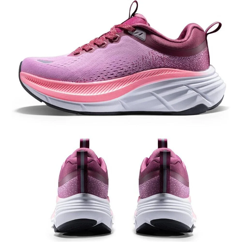 Nortiv 8 Women's Pink 1 Walking Shoes Cushioned Non-Slip Breathable Sneakers